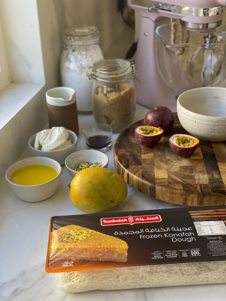 mango kunafa ingredients