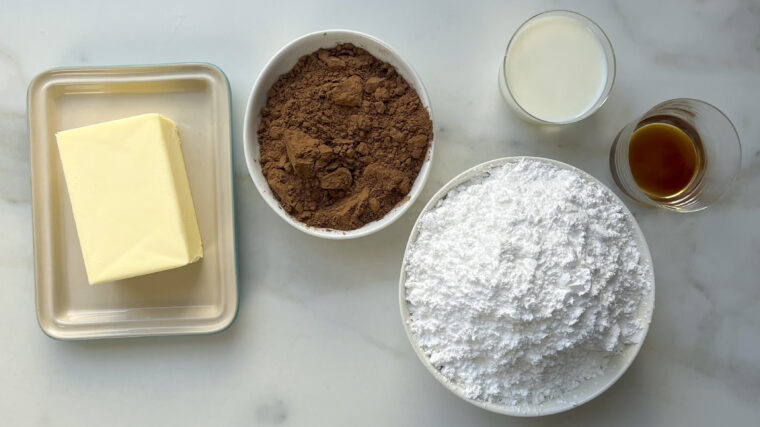 the icing ingredients