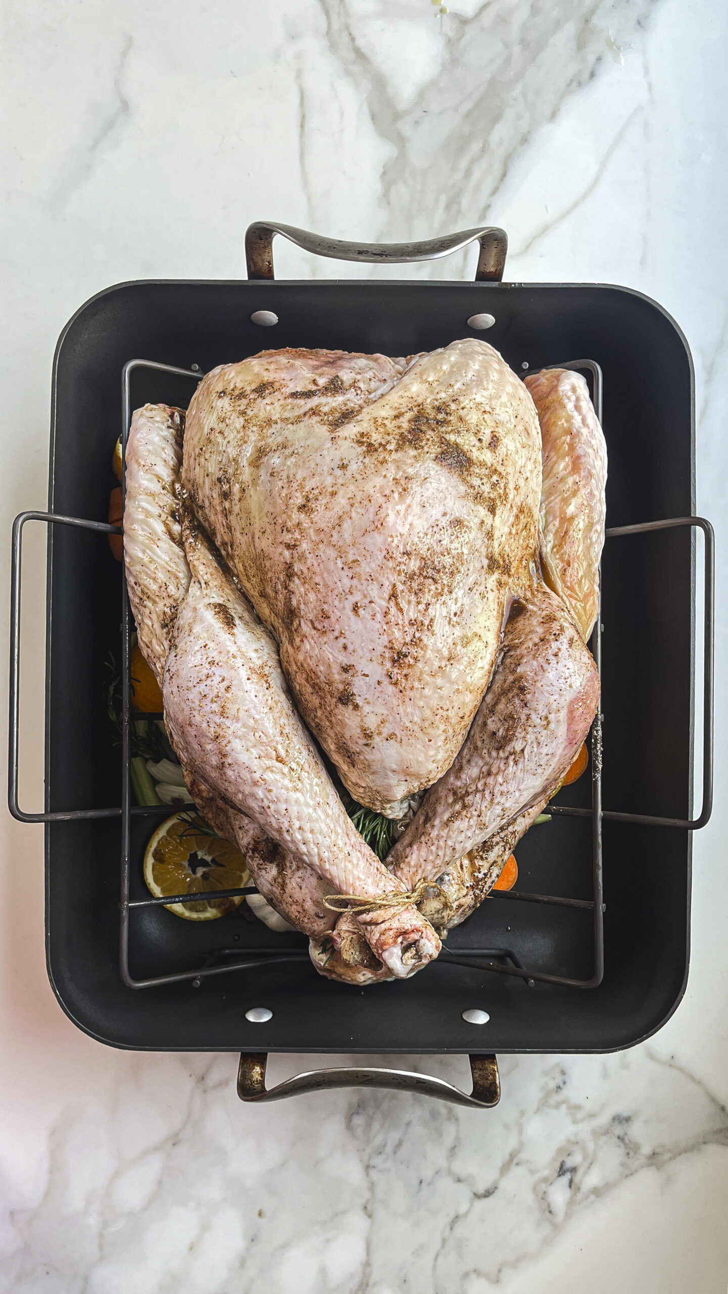 Orange-spiced Roast Turkey: In a Festive Celebration - Cooking with Zahra