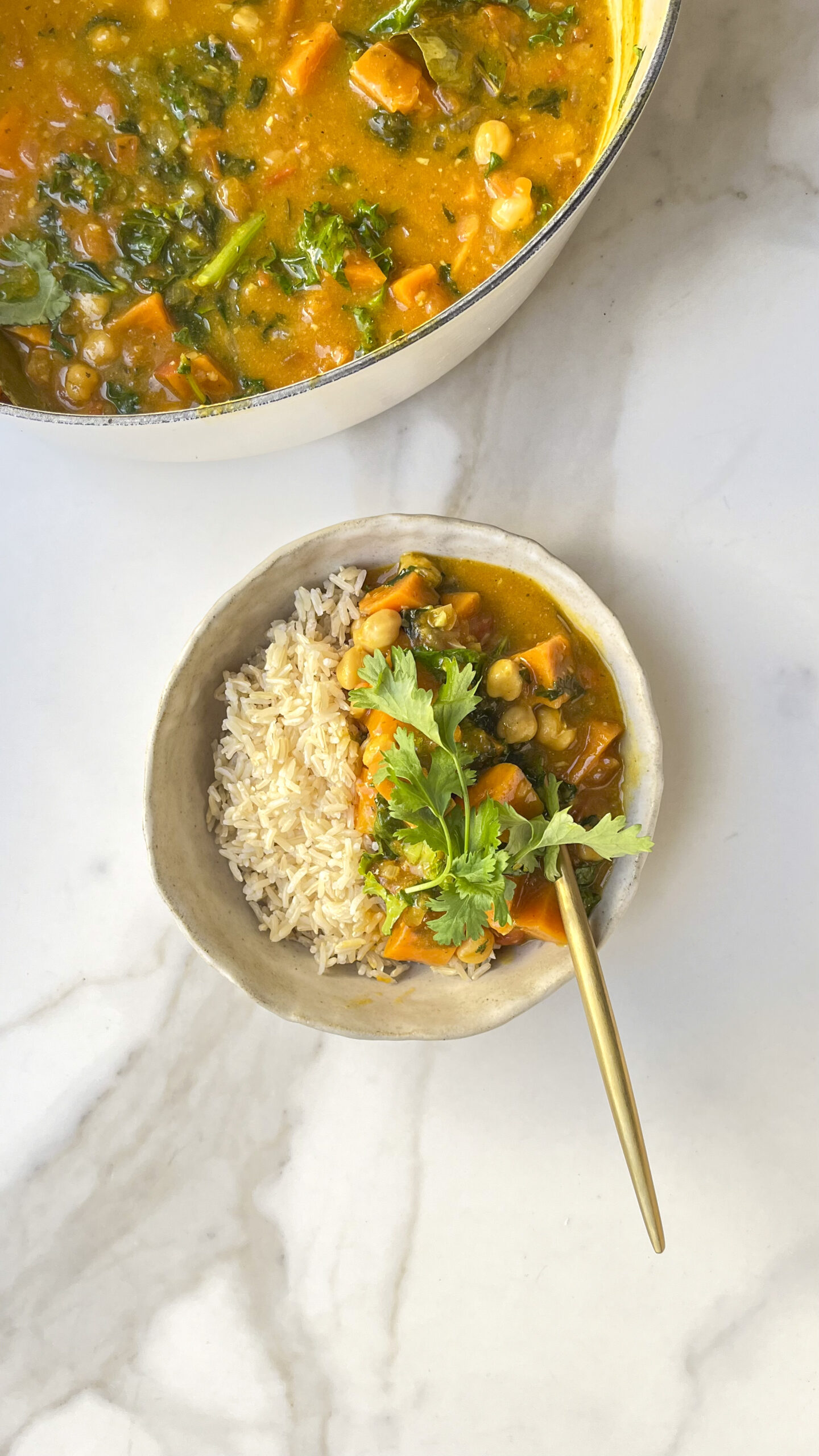 The Best Thai-Style Sweet Potato and Kale Curry - Cooking with Zahra